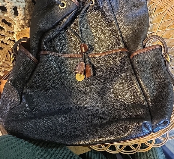 Valentina Black and Brown Leather Backpack main image 6